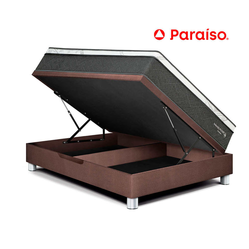 Cama Boxet Paraiso Pocket Star 1.5 Plazas