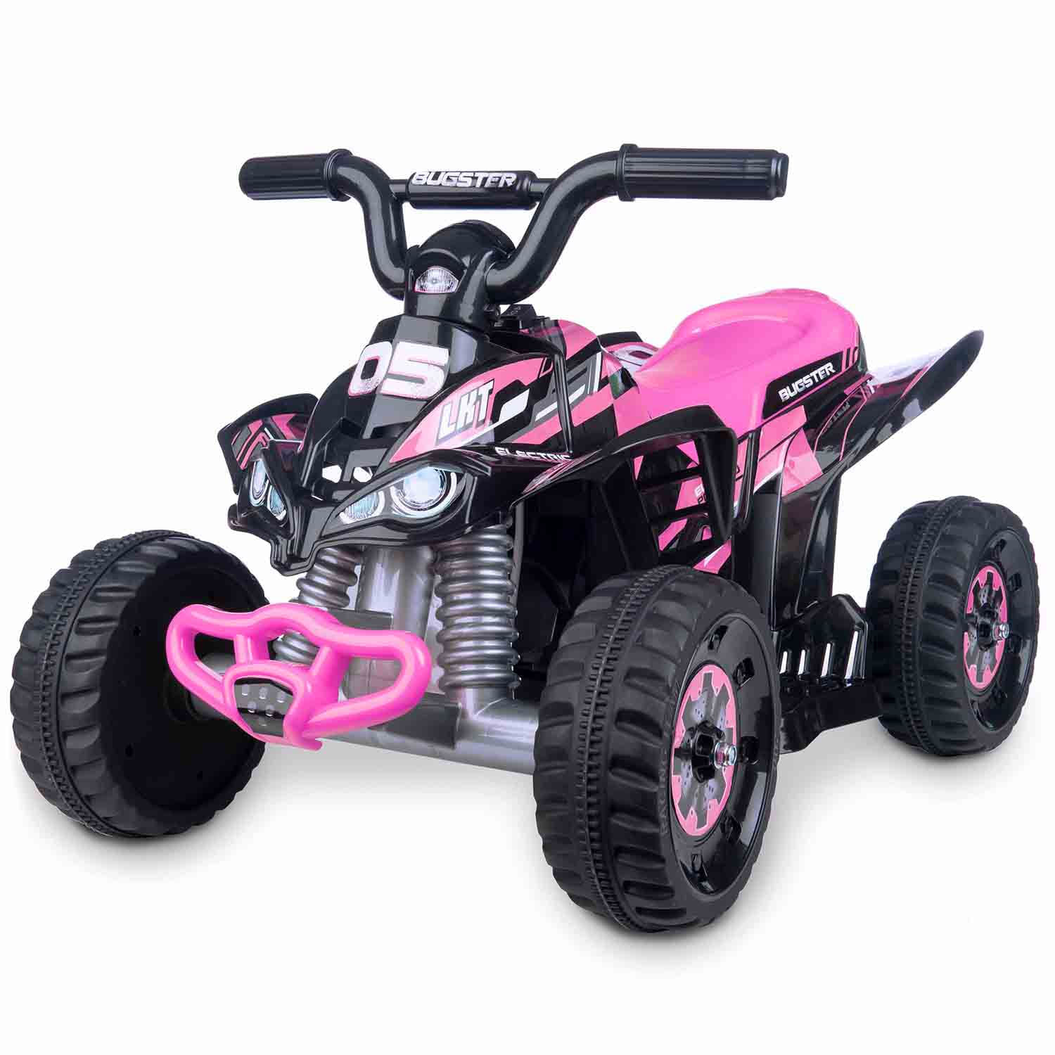 Cuatrimoto A Batería Loko Toys Para Niños Rosado