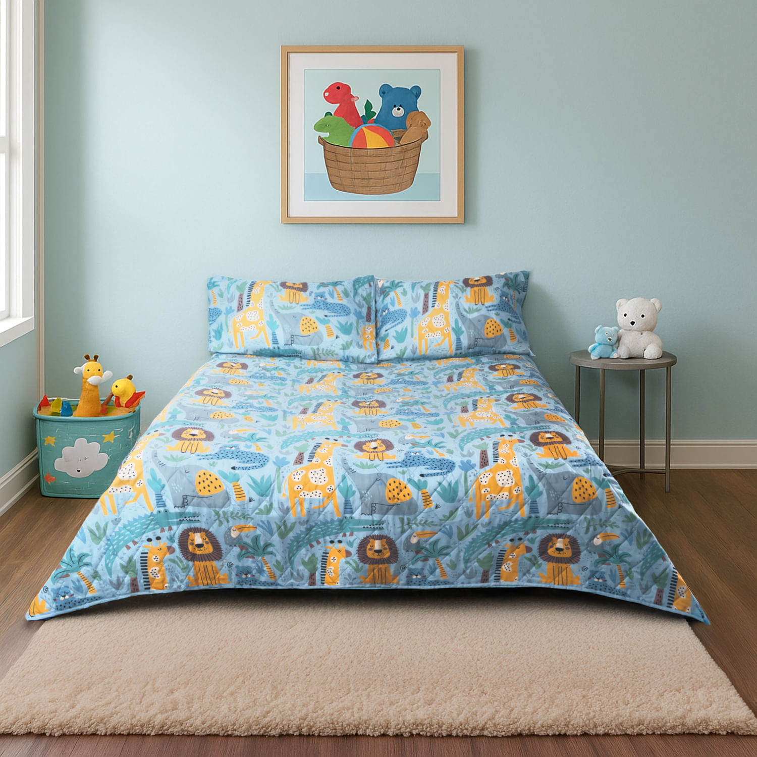 Cubrecama PV26 Micro Zoo 1.5 Plazas