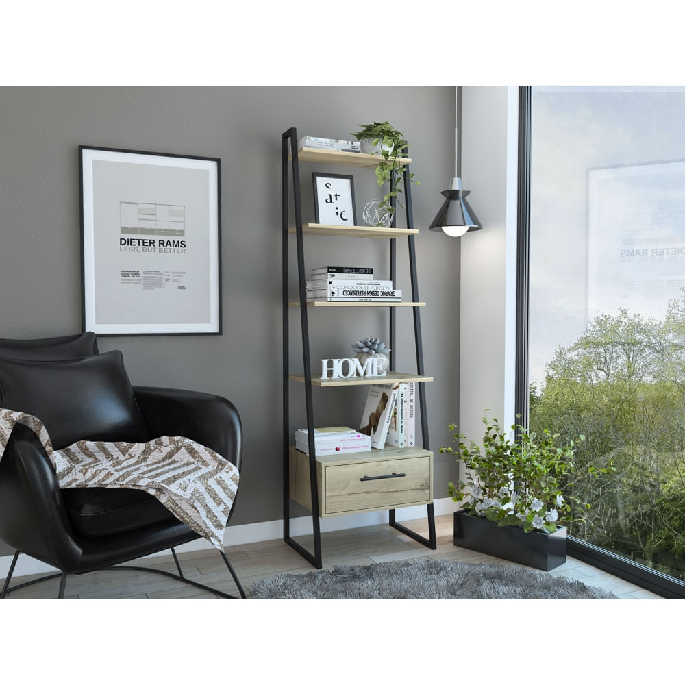 Biblioteca Escalera Magnum 1 Cajon - Duna