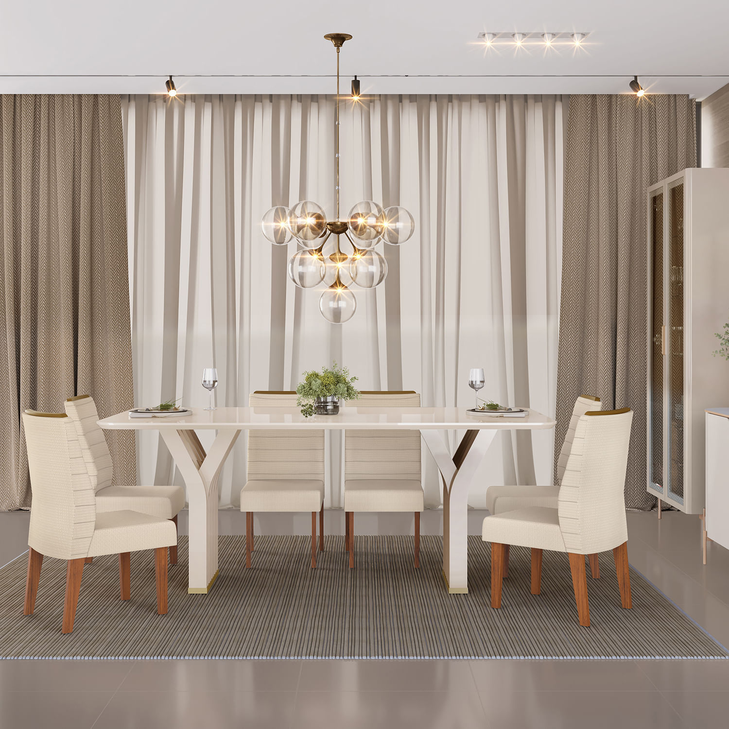 Juego De Comedor Melissa 6 Sillas