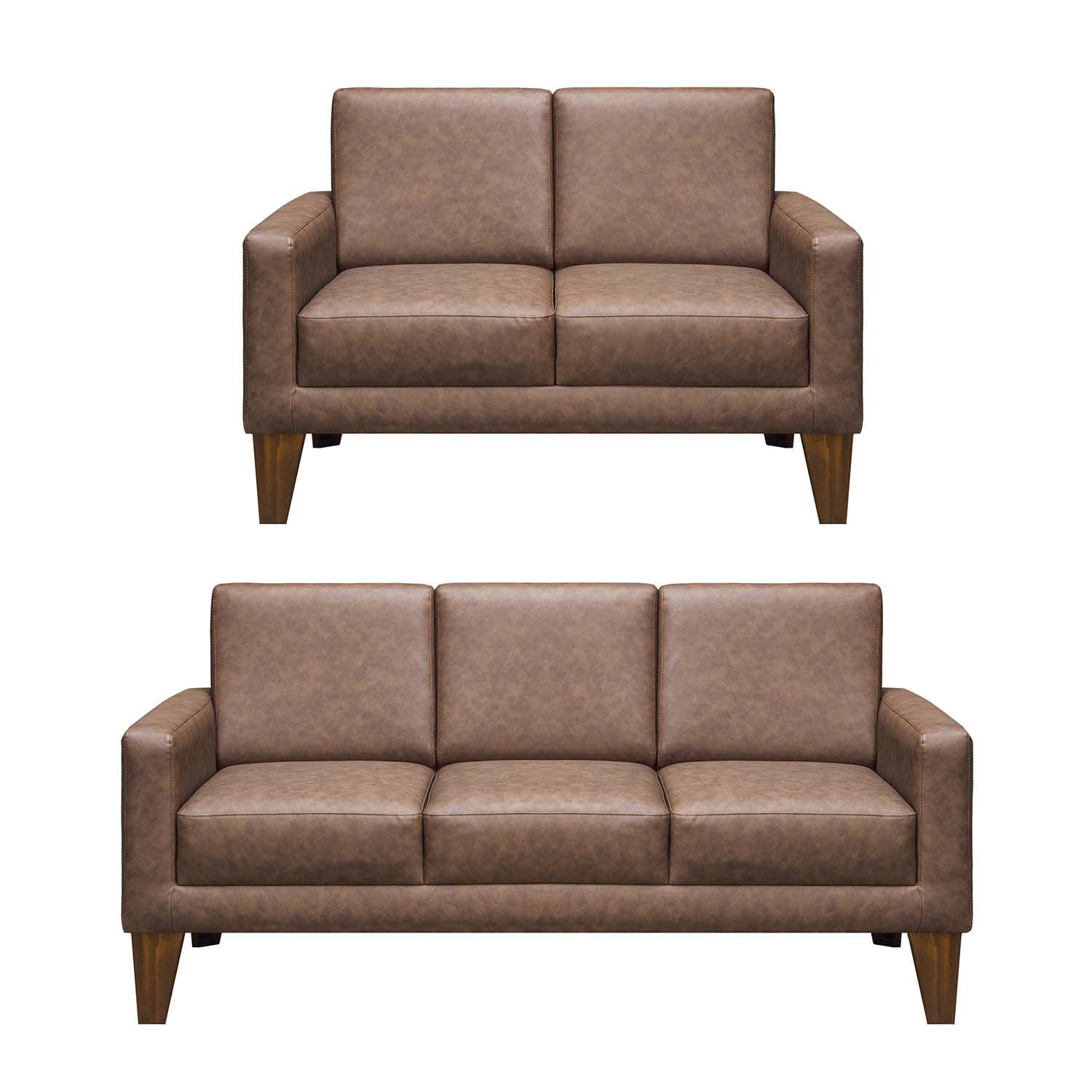 Juego De Sala Lineal Sofia Capuccino 3-2 Cuerpos