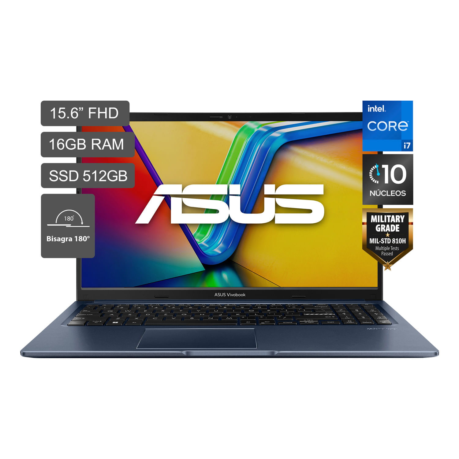 Laptop ASUS Vivobook 15 Intel Core i7-13620H 15.6"" 512GB SSD 16GB RAM