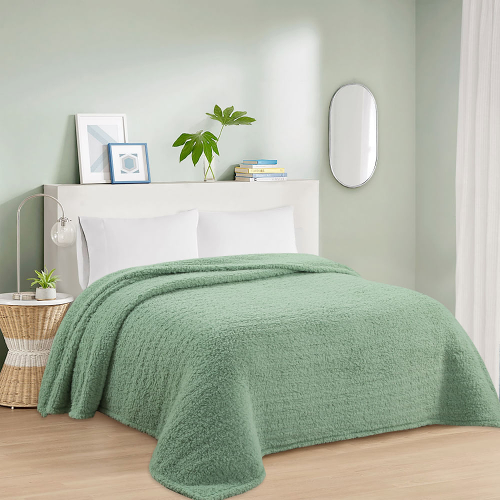 Frazada Pv26 Sherpa Verde