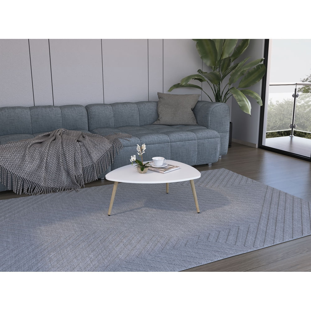 Mesa De Centro Baja Narvik - Blanco