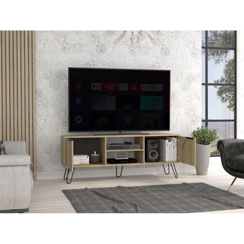 Rack Tv 65 Augusta 2 Puertas Duna - Wengue