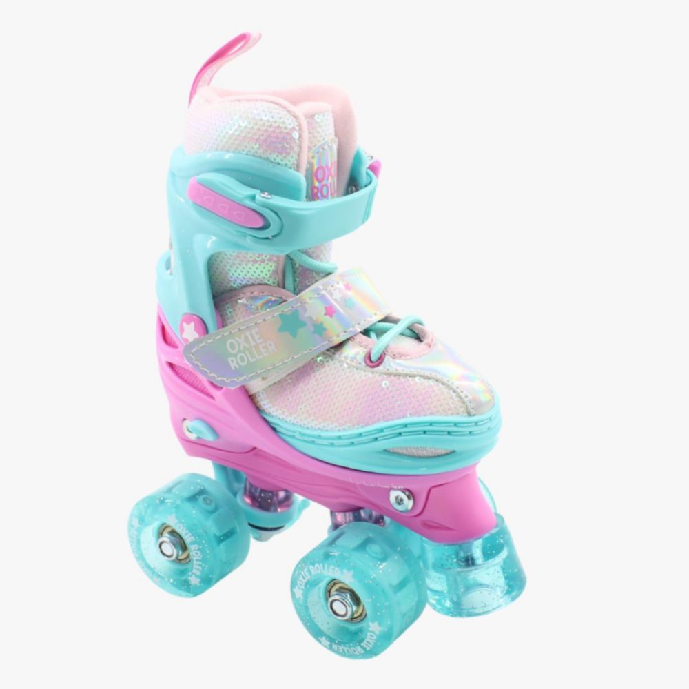 Patines Oxie Pro Gamma Roller Ajustable Talla S Turquesa