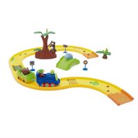 Set Pista My Little Kids Tren Zoologico 30 Pzas