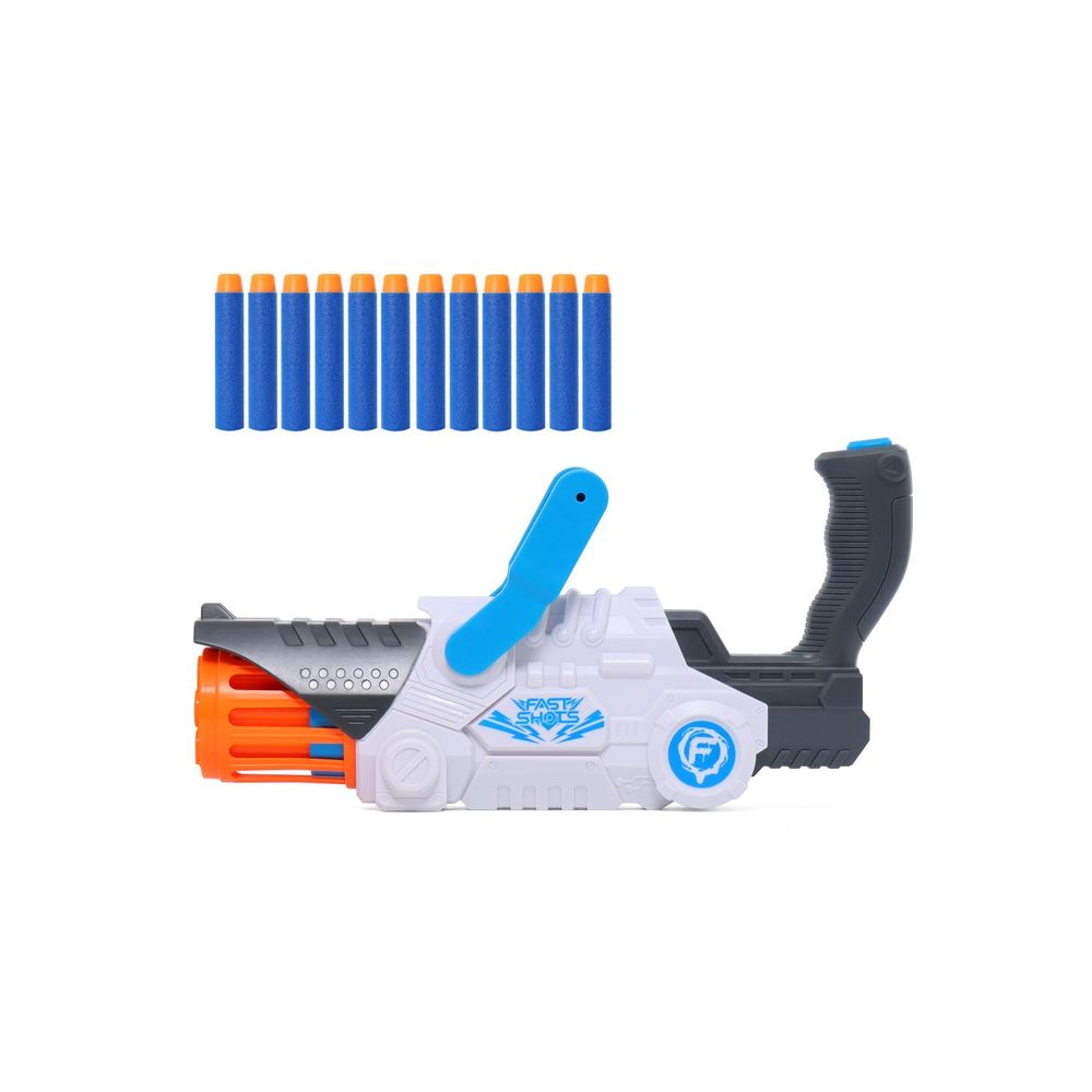 Set Lanzador Fast Shots 12 Dardos Foam