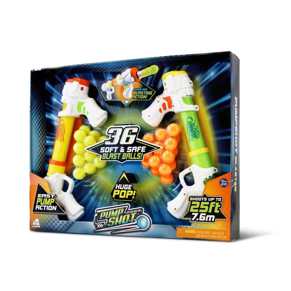 Set X 2 Lanzadores Lanard Bomba De Disparo X-4 36 Balls