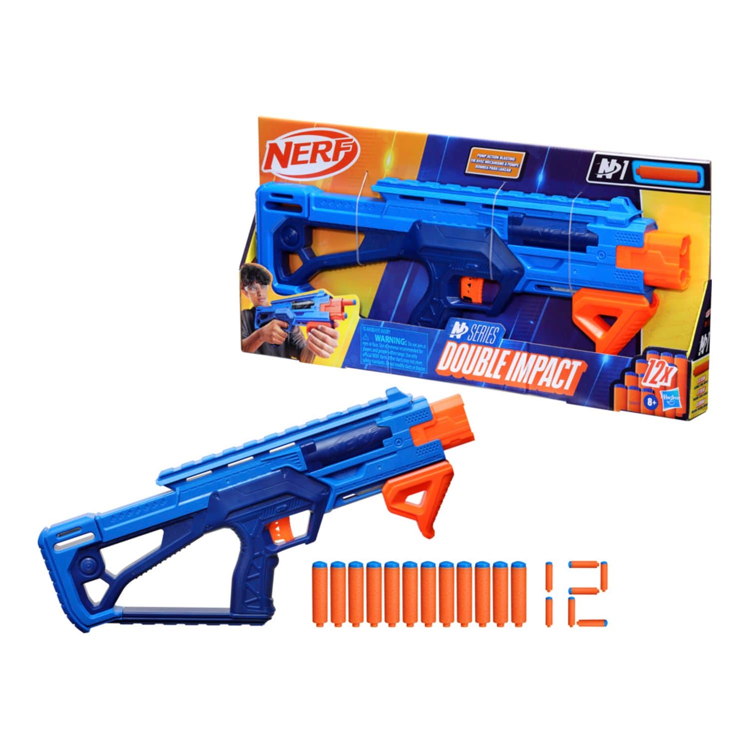 Lanzador Nerf N Series Double Impact