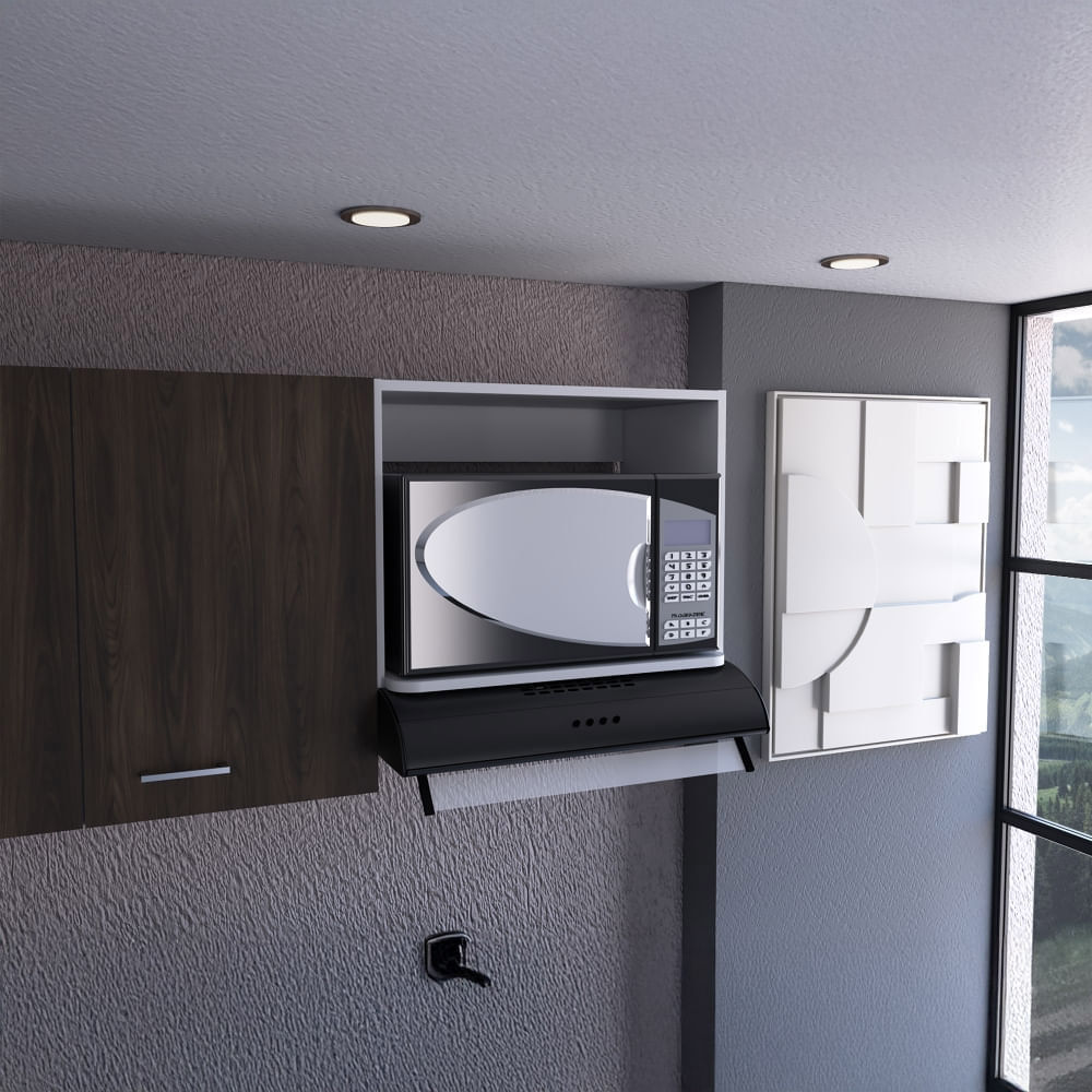 Mueble Auxiliar Superior Cocina Eco - Blanco