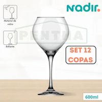 Copa Prestige 600ml para Vino Tinto, Sangría X 12 Copas Nadir