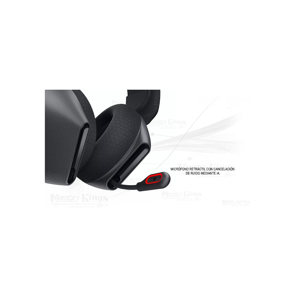 Auriculares gaming inalámbricos Alienware AW720H - sonido envolvente y comodidad premium