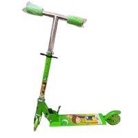 Monopatín Eléctrico Infantil Verde con Luces