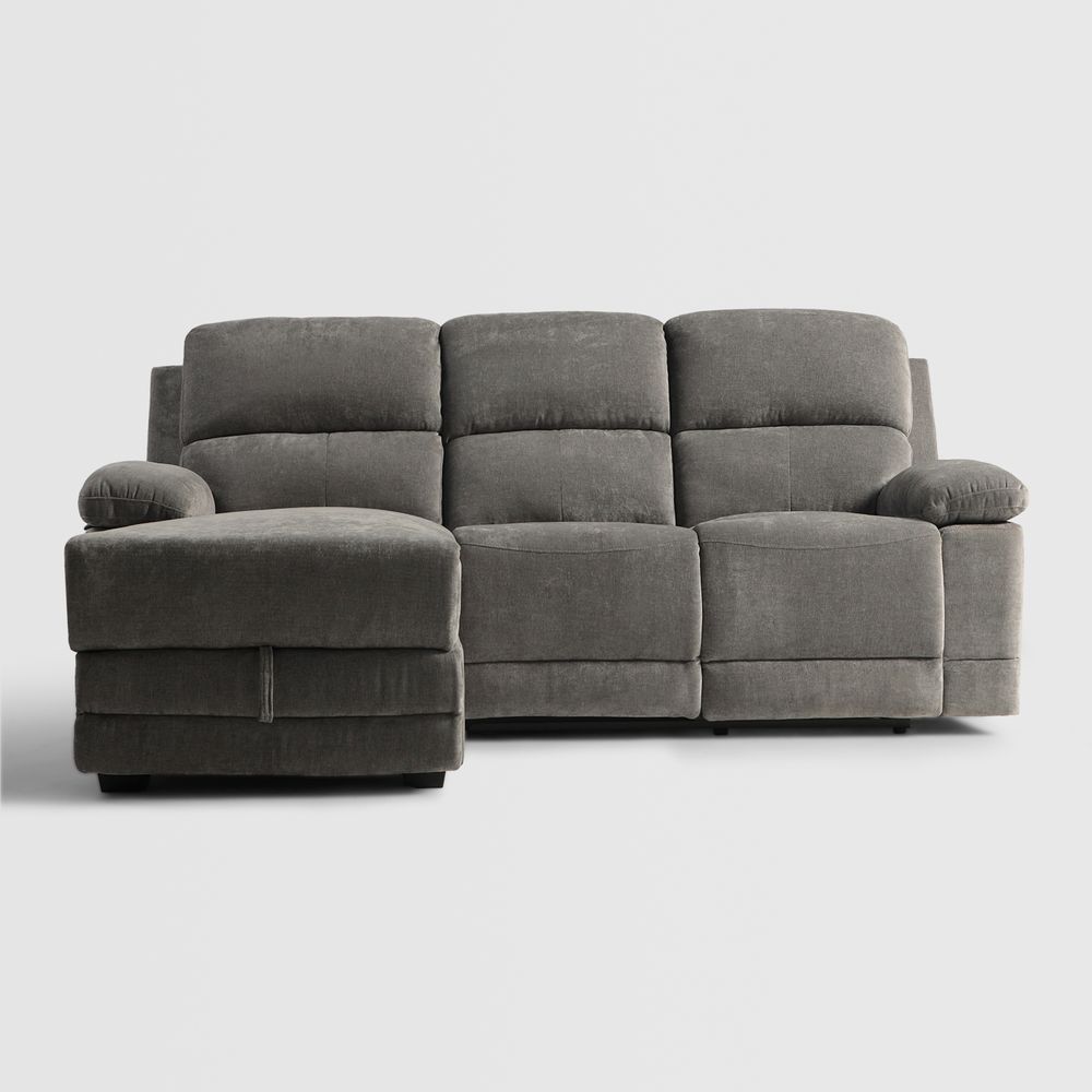 Seccional Liam Reclinable Con Almacen