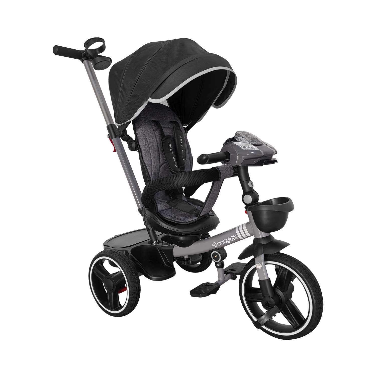 Triciclo Baby Kits Reily Gris