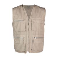 Chaleco de Trabajo Werken Paper Touch Beige Talla L