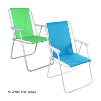 Silla de Playa Alta Metal - Color Aleatorio Orange