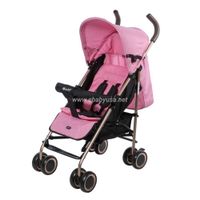Coche Bastón  Reclinable Ebaby  Travis 214-4 Rosado