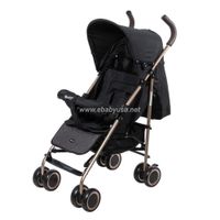 Coche Bastón  Reclinable Ebaby  Travis 214-4 Negro