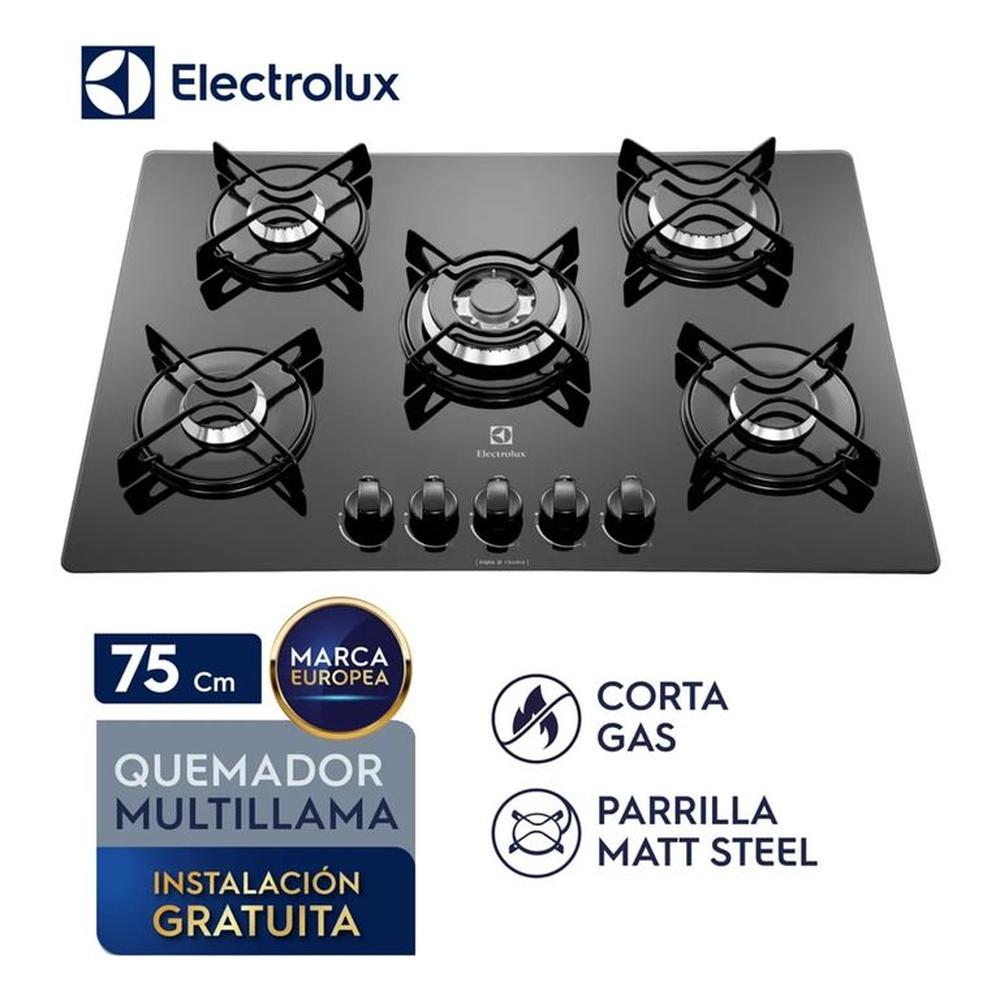 Encimera  Empotrable a  Gas 5 Quemadores Electrolux ETGZ30T0EPUB