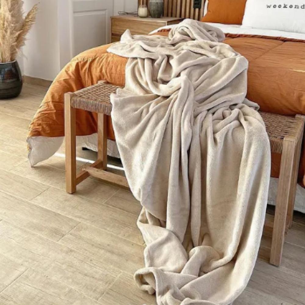 Manta big teddy beige 200x170