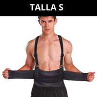 Faja Lumbar Corta Negro S  MAXSPORTS