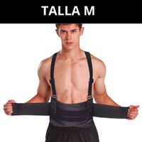 Faja Lumbar Corta Negro M  MAXSPORTS