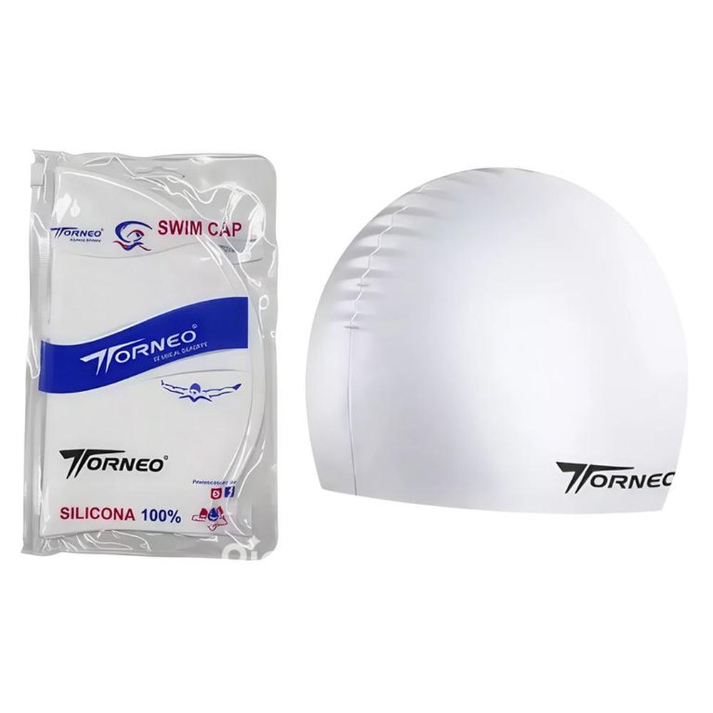 Gorro De Silicona De Natación Para Adultos Blanco - TORNEO
