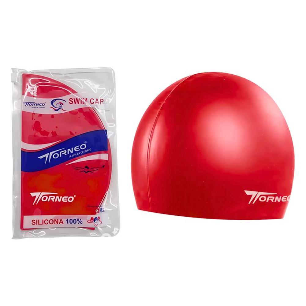Gorro De Silicona De Natación Para Adultos Rojo - TORNEO