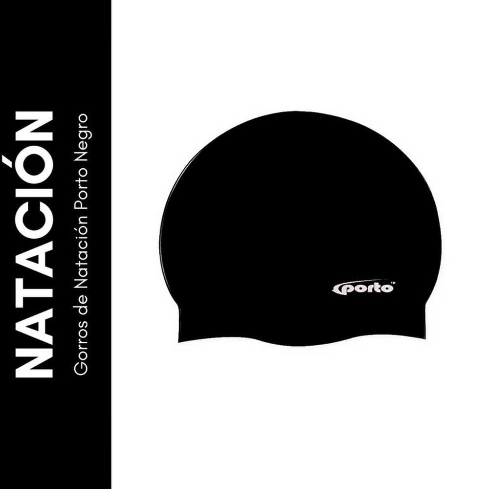 Gorro De Natación Porto Negro