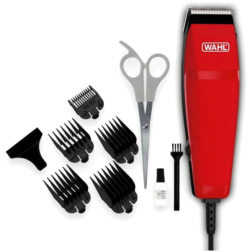 Kit Máquina de Cortar Cabello Easy Cut Rojo