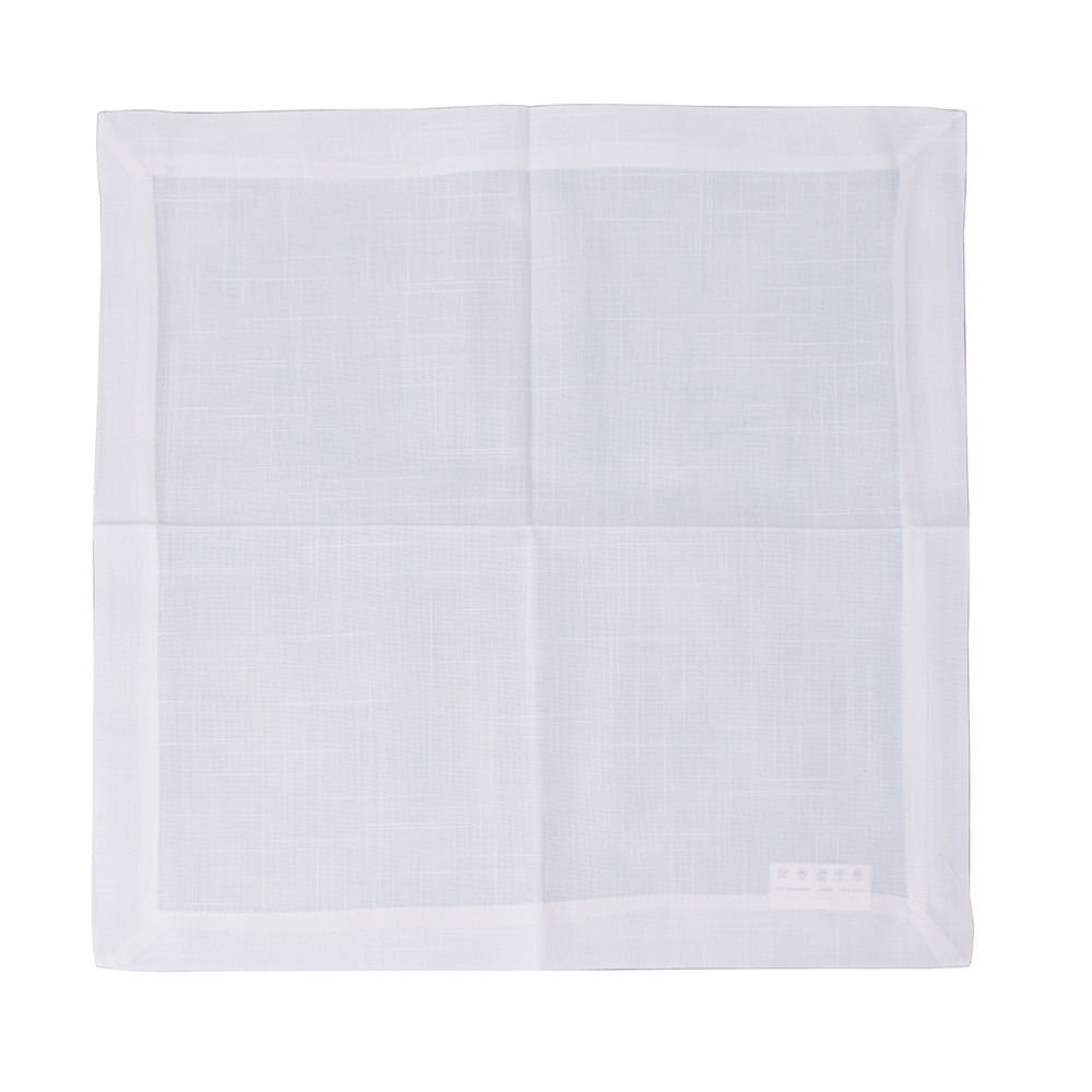 Servilleta Cuadrada Bordada De Poliester 45.72Cm