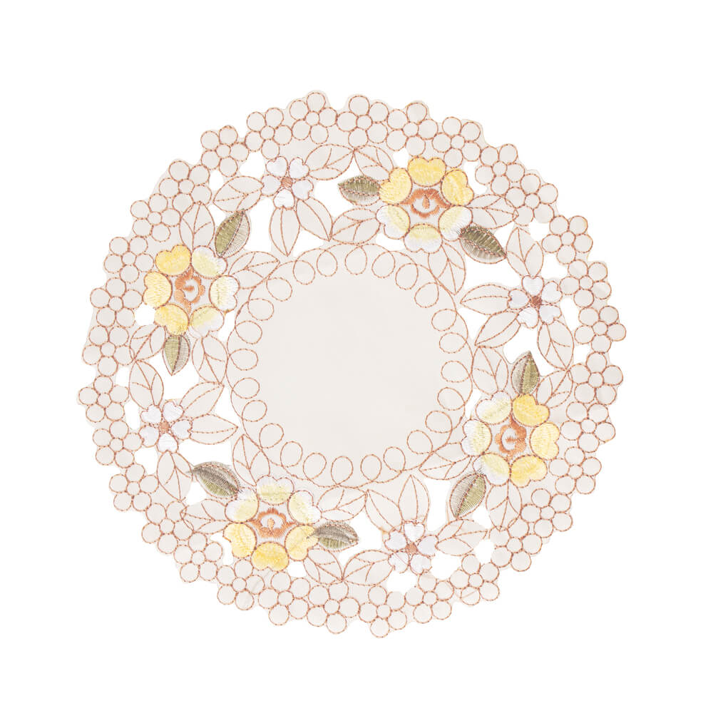 Tapete Redondo 30Cm De Poliester 30Cm