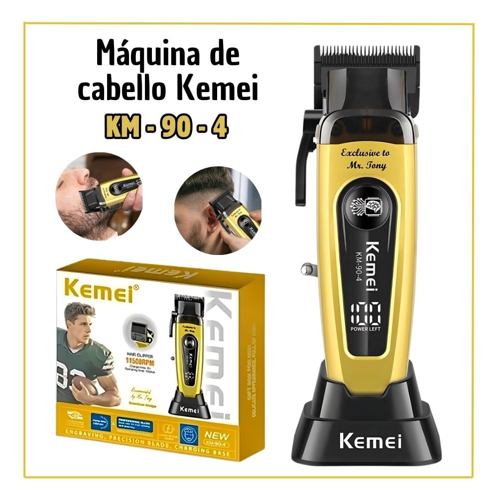 Máquina de Cortar Cabello KEMEI KM-90-4