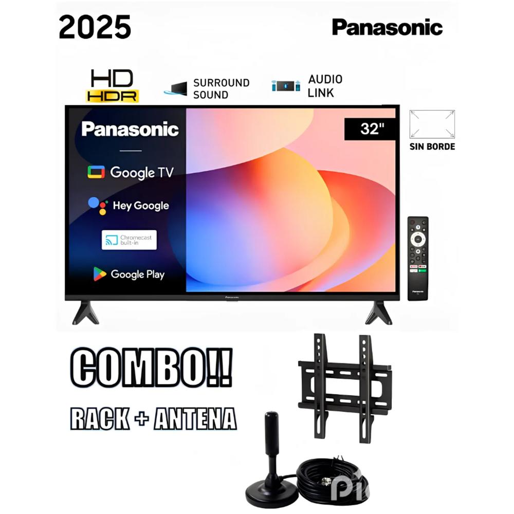 Televisor Panasonic Smart TV 32 LED HD TC-32NS600P + Rack + Antena