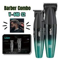 Combo Barber VGR Trimmer + Clipper V-640S2