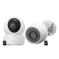 Kit Cámaras Ezviz H6C Full HD - H3C Full Hd Audio Bidireccional Noche Color SD 64GB