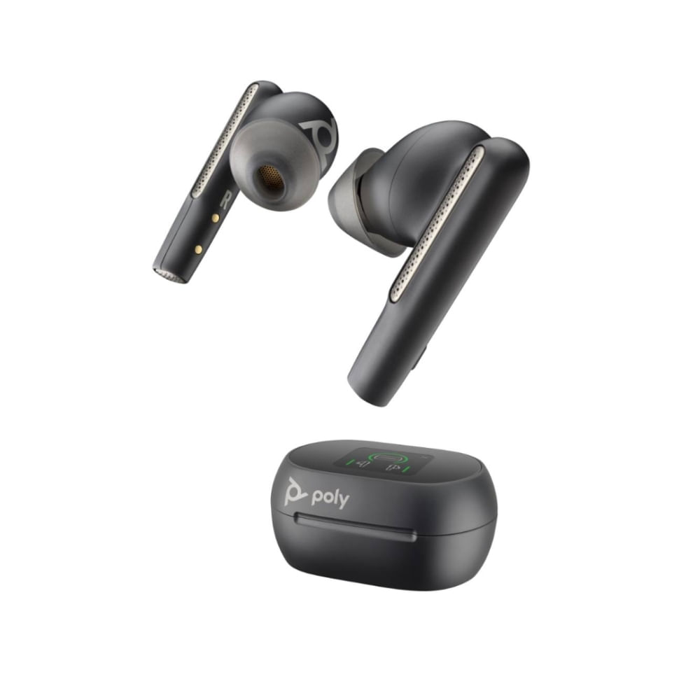 Auriculares inalámbricos Poly Voyager Free 60+ UC M con micrófono y Bluetooth para todos tus dispos