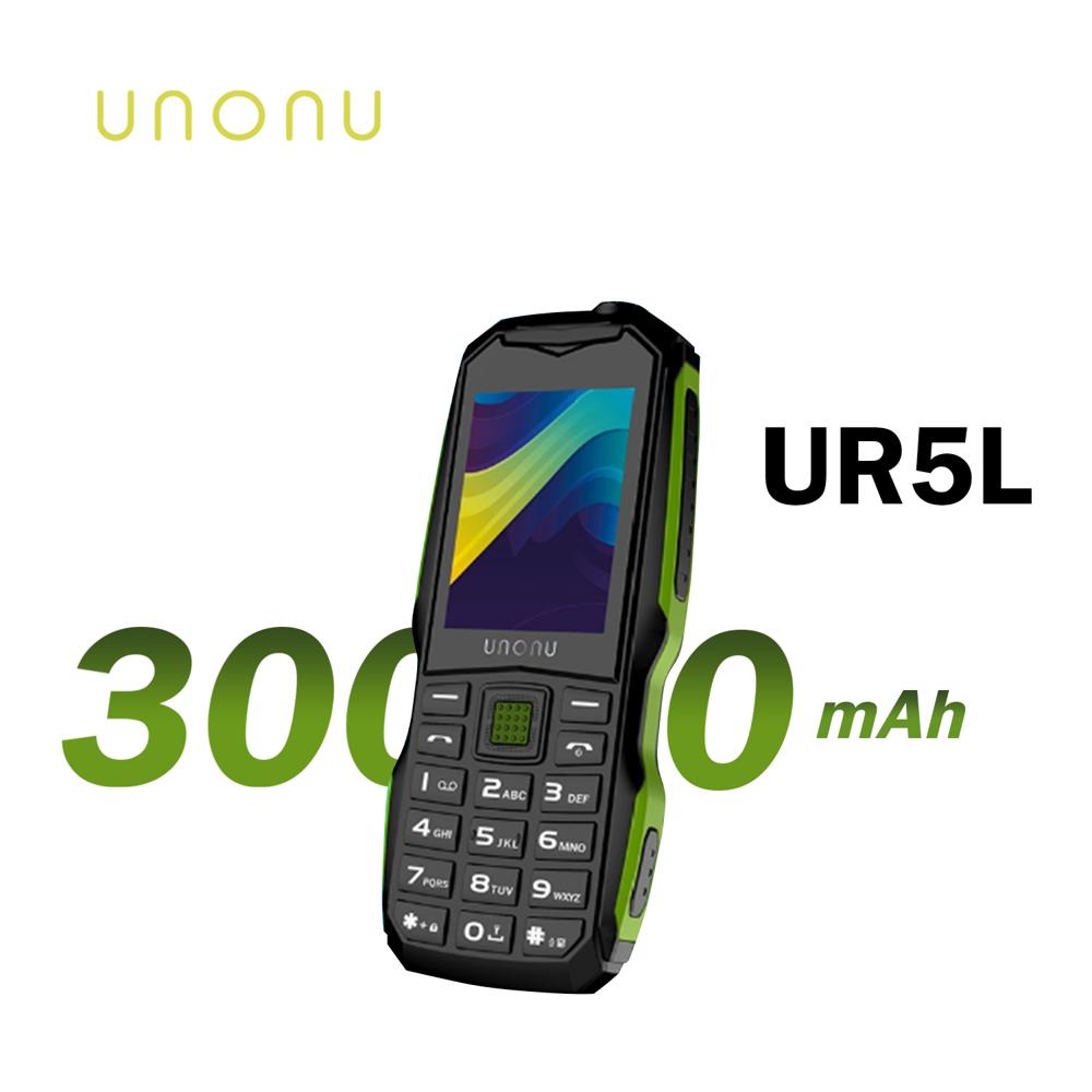 Celular Unonu UR5L Teléfono Robusto y a Todo Terreno Color Verde 4G