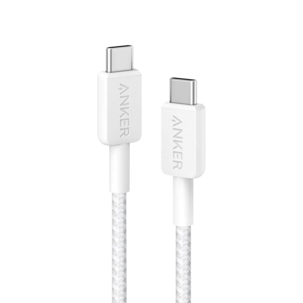 Cable USB-C a USB-C ANKER 1.8m 60W, 480Mbps - carga rápida y transferencia de datos eficiente