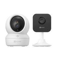 Kit Cámaras Ezviz H6C Full HD - H1C Full Hd Audio 2 vías Detección IA Movimiento