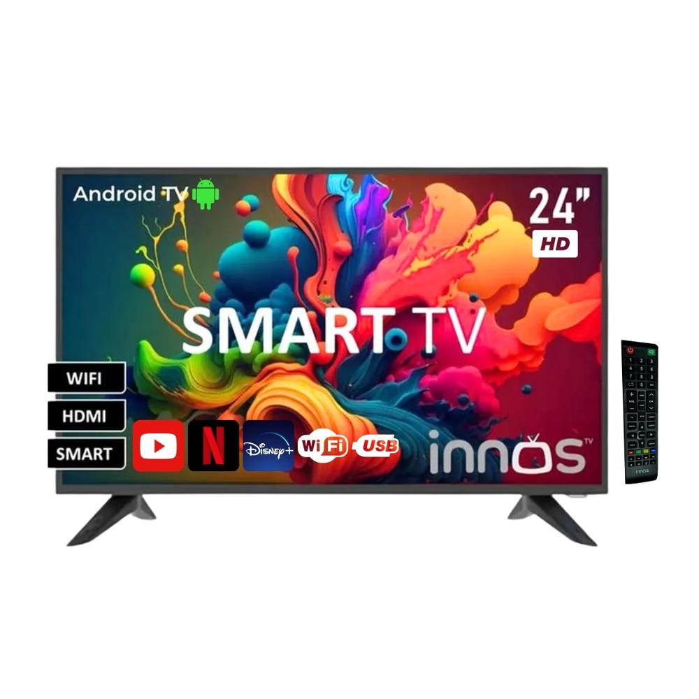 Televisor Smart TV INNOS 24 HD Android S2402KU Con Android