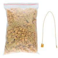 Hilo Cordon 1000 Pita Manual Etiquetas Ropa Hang Tag Precinto Color Dorado