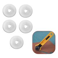 5 Cuchillas para Cortador de Tela 45mm Cutter Giratorio