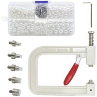 Remachadora Maquina de Broche Fijador para Perlas Piedras