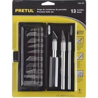 Juego Cutter Cuchilla Exacto Tipo Bisturí Hobby - 13 Piezas