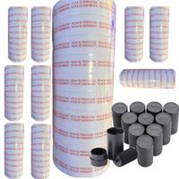 Etiquetas de Fecha Producción Vencimiento por 100 Rollos Más 10 Tintes Mx6600