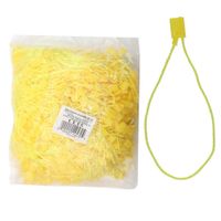 Hilo Cordon 1000 Pita Precinto Manual Etiquetas Ropa Hang Tag  Color Amarillo